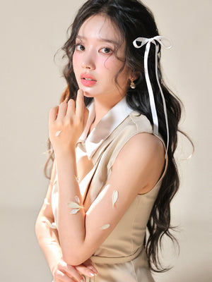 model：163cm　(size：F　color：Beige)