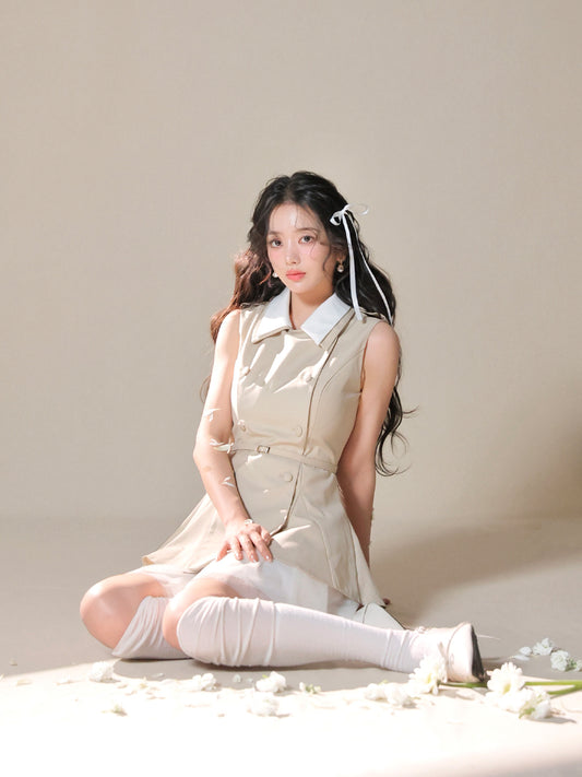 model：163cm　(size：F　color：Beige)