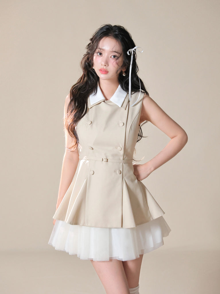 model：163cm　(size：F　color：Beige)