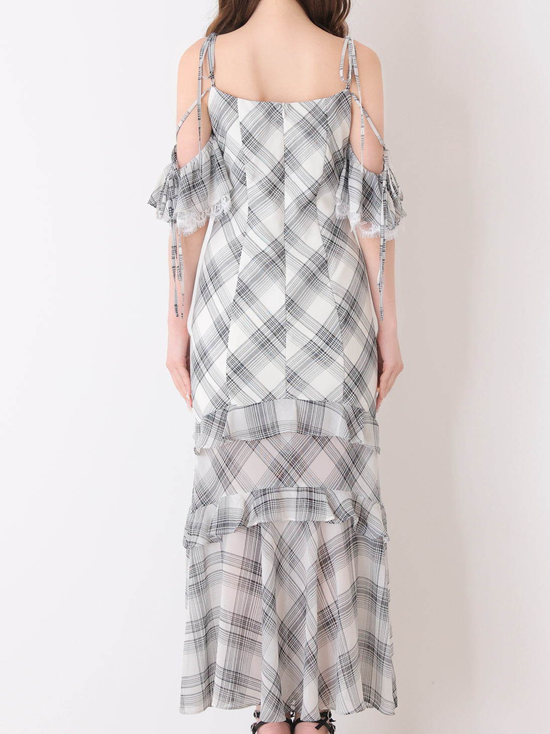 Check chiffon mermaid onepiece(eme11019)
