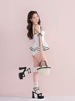model：160cm　(size：F　color：Ivory)