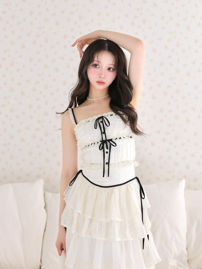 model：160cm　(size：F　color：Ivory)