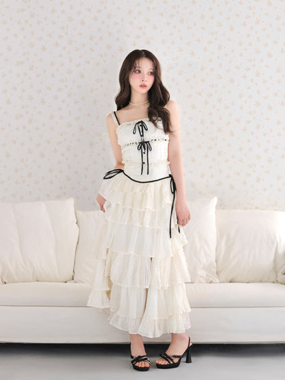 model：160cm　(size：F　color：Ivory)