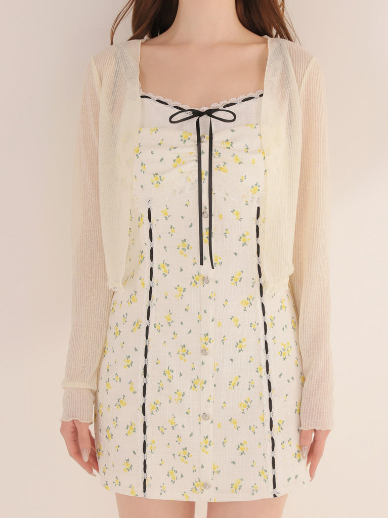 model：162cm　(size：F　color：Ivory)