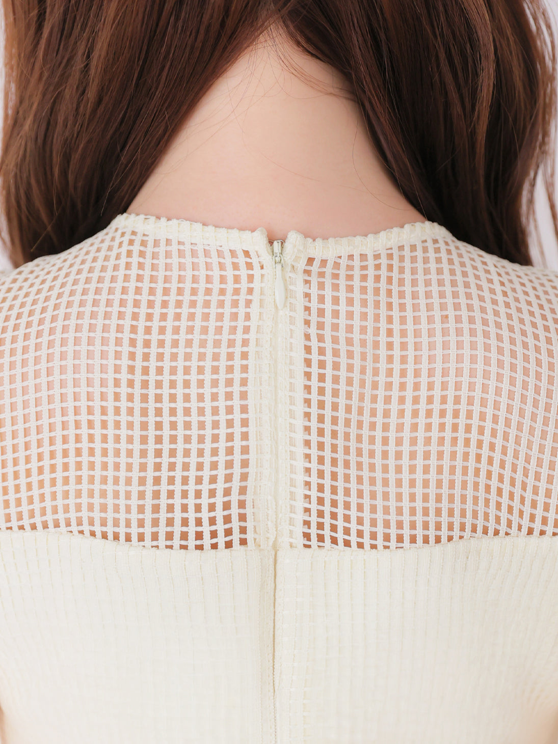 【Pre Order】Sheer decollete mesh lace mini onepiece(eme11029)