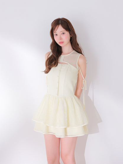model：162cm　(size：F　color：Ivory)