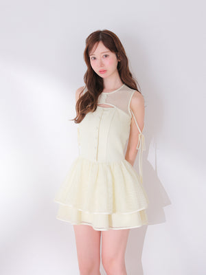 model：162cm　(size：F　color：Ivory)