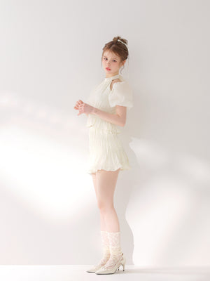 model：160cm　(size：F　color：Ivory)