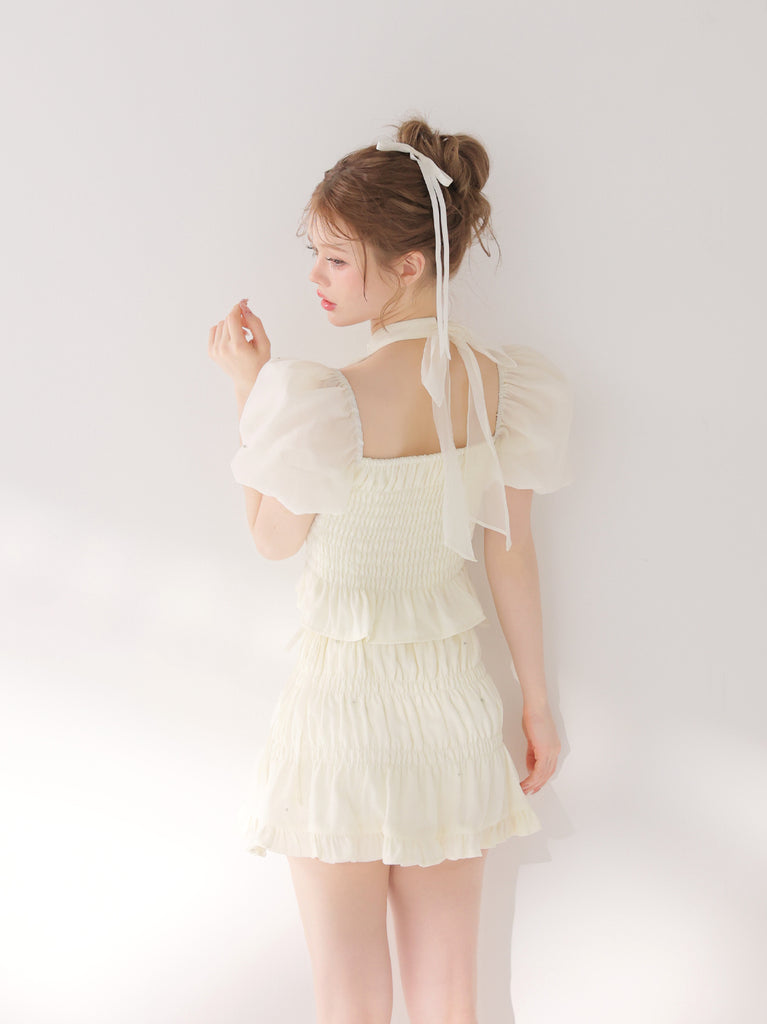 model：160cm　(size：F　color：Ivory)