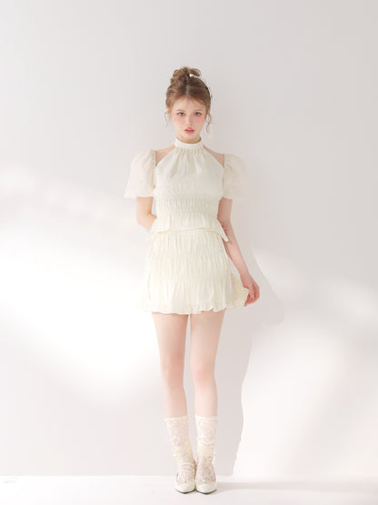 model：160cm　(size：F　color：Ivory)