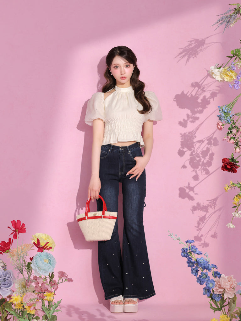 model：160cm　(size：F　color：Ivory)