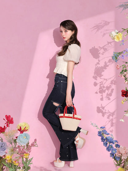model：160cm　(size：L　color：White)