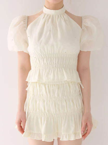 model：160cm　(size：F　color：Ivory)