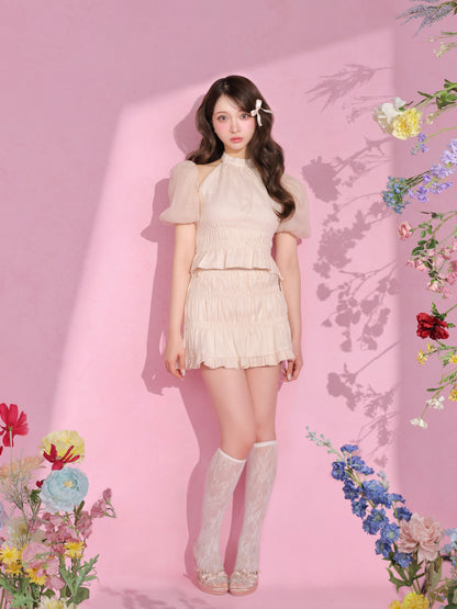 model：160cm　(size：F　color：Pink)