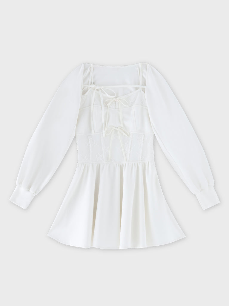 Corset lace ensemble mini onepiece(eme11034)