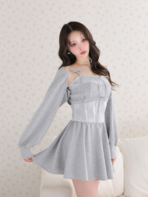 model：160cm　(size：F　color：Gray)
