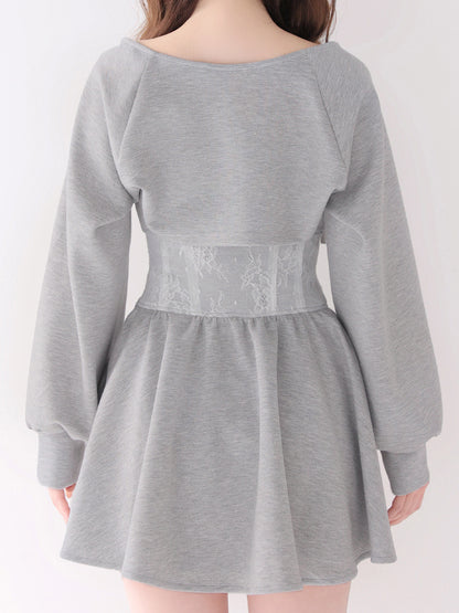 Corset lace ensemble mini onepiece(eme11034)