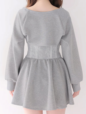 Corset lace ensemble mini onepiece(eme11034)