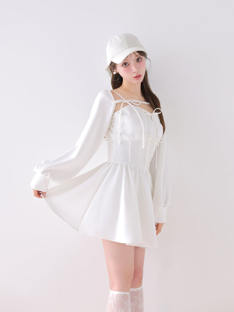 model：160cm　(size：F　color：White)