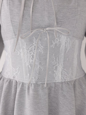 Corset lace ensemble mini onepiece(eme11034)