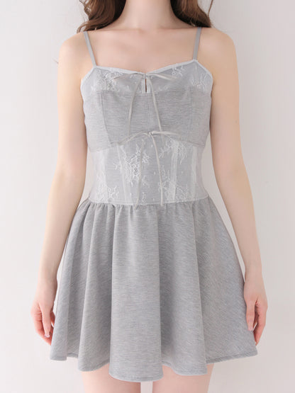 Corset lace ensemble mini onepiece(eme11034)