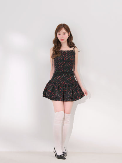 model：162cm　(size：F　color：Black)