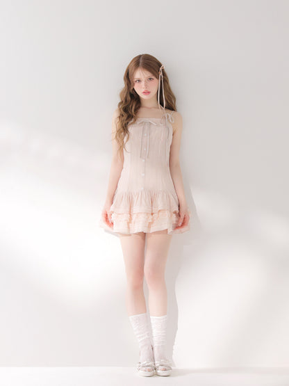 model：160cm　(size：F　color：Pink)