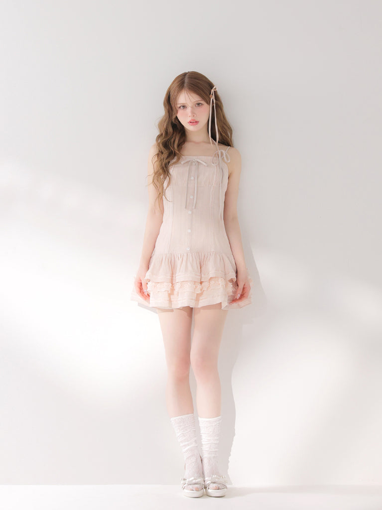 model：160cm　(size：F　color：Pink)