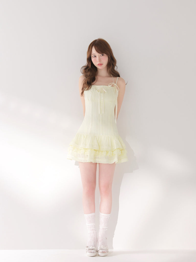model：162cm　(size：F　color：Yellow)