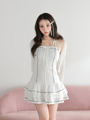 model：160cm　(size：F　color：White)