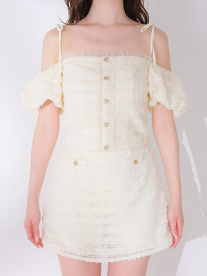 model：160cm　(size：F　color：Ivory)