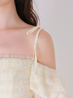 【Pre Order】French frill rose tulle setup(eme11041)