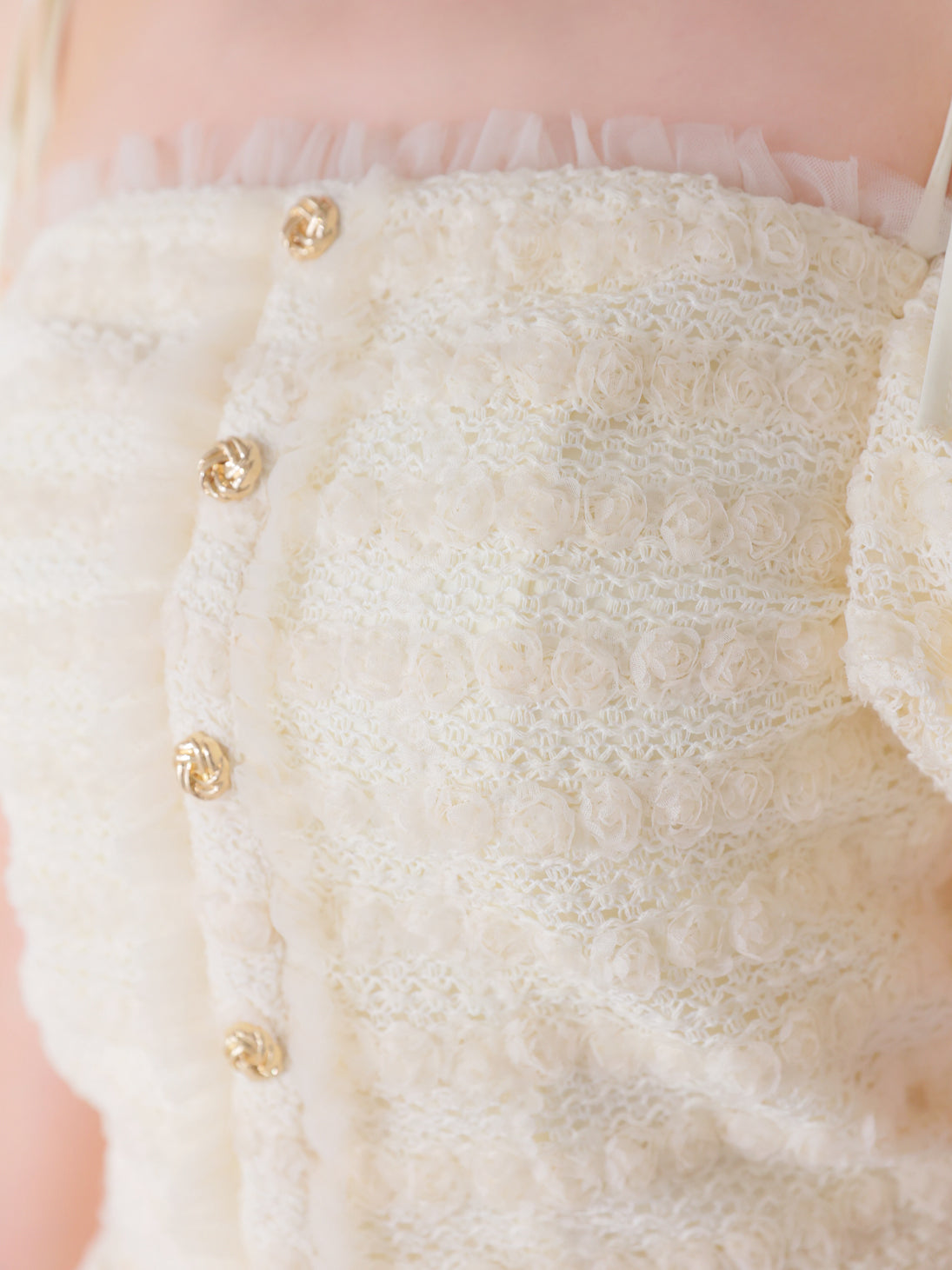 【Pre Order】French frill rose tulle setup(eme11041)