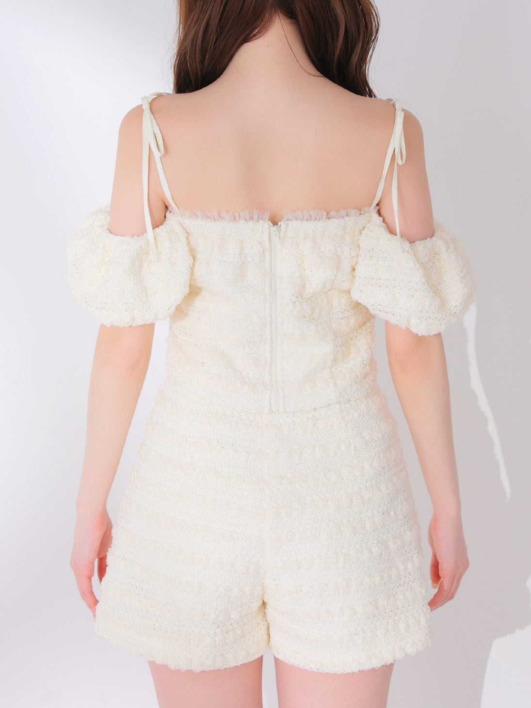 【Pre Order】French frill rose tulle setup(eme11041)
