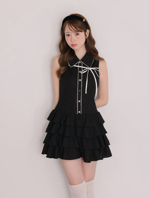 model：162cm　(size：F　color：Black)