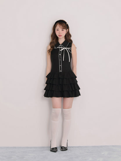 model：162cm　(size：F　color：Black)