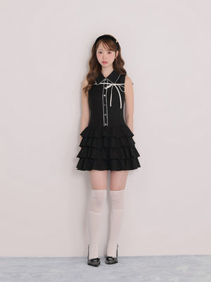 model：162cm　(size：F　color：Black)