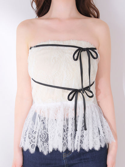 model：162cm　(size：F　color：Ivory)