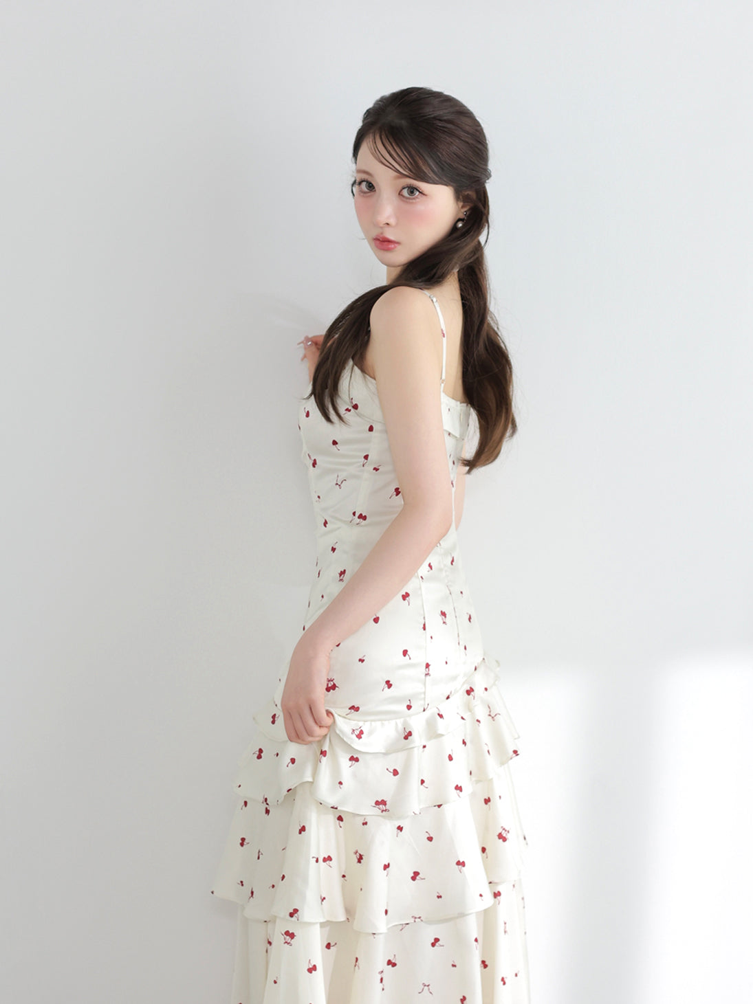 model：160cm　(size：F　color：Ivory)