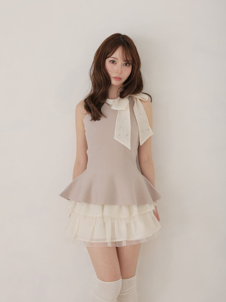 model：160cm　(size：F　color：Pink)