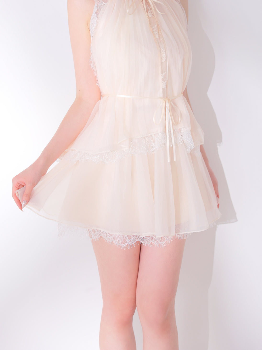 model：162cm　(size：F　color：Pink)