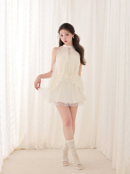 model：160cm　(size：F　color：Ivory)