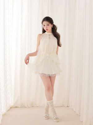 model：160cm　(size：F　color：Ivory)