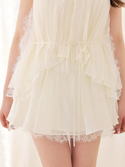 model：160cm　(size：F　color：Ivory)