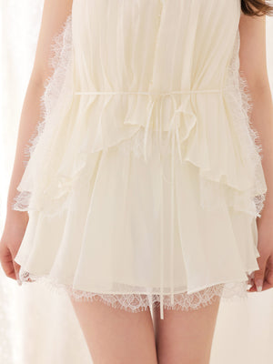 model：160cm　(size：F　color：Ivory)