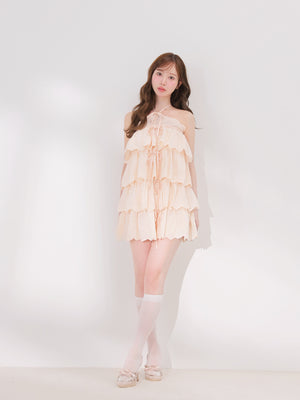 model：162cm　(size：F　color：Pink)