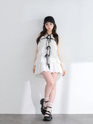 model：160cm　(size：F　color：White)
