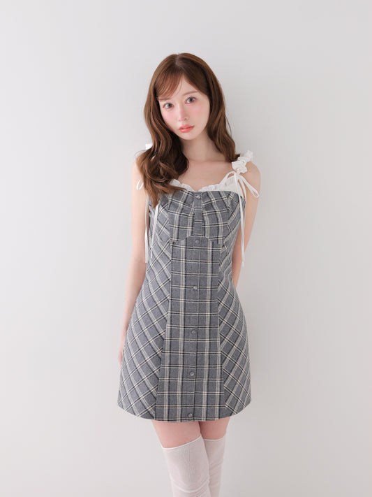 model：162cm　(size：F　color：Gray)