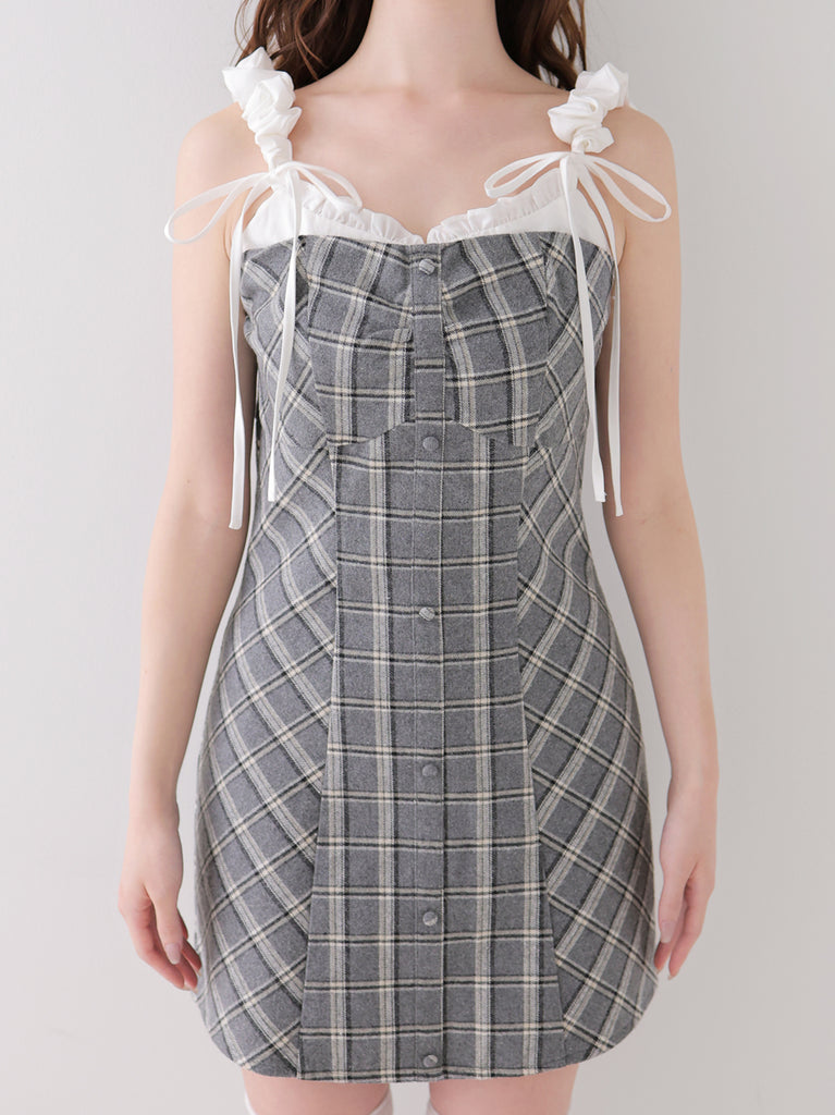 model：162cm　(size：F　color：Gray)
