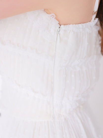 【Pre Order】Romantic lace cami slit onepiece(eme11056)
